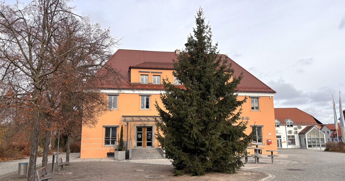 Teublitz-Christbaum-wurde-auf-dem-Marktplatz-aufgestellt