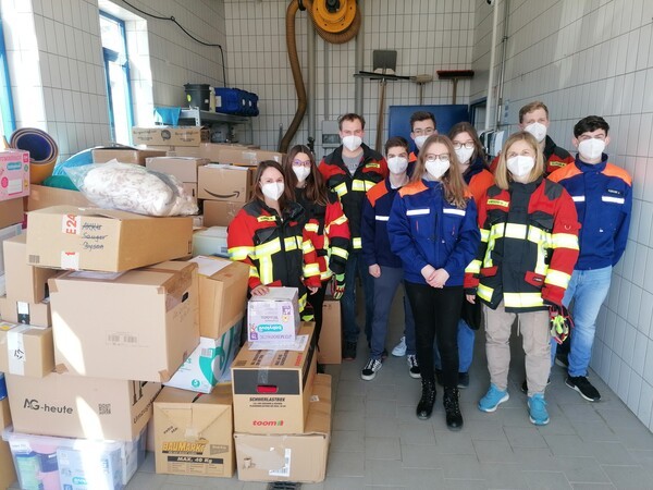 © Feuerwehr Bad Abbach sammelt Hilfsgüter für Ukraine