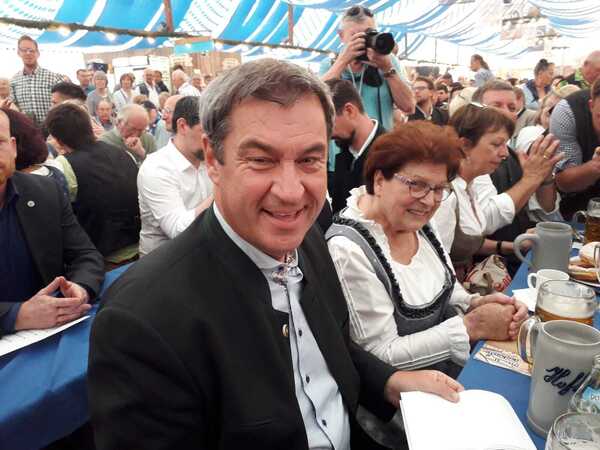 &copy; Ministerpr&auml;sident Markus S&ouml;der freut sich auf seine Rede am Gillamoos