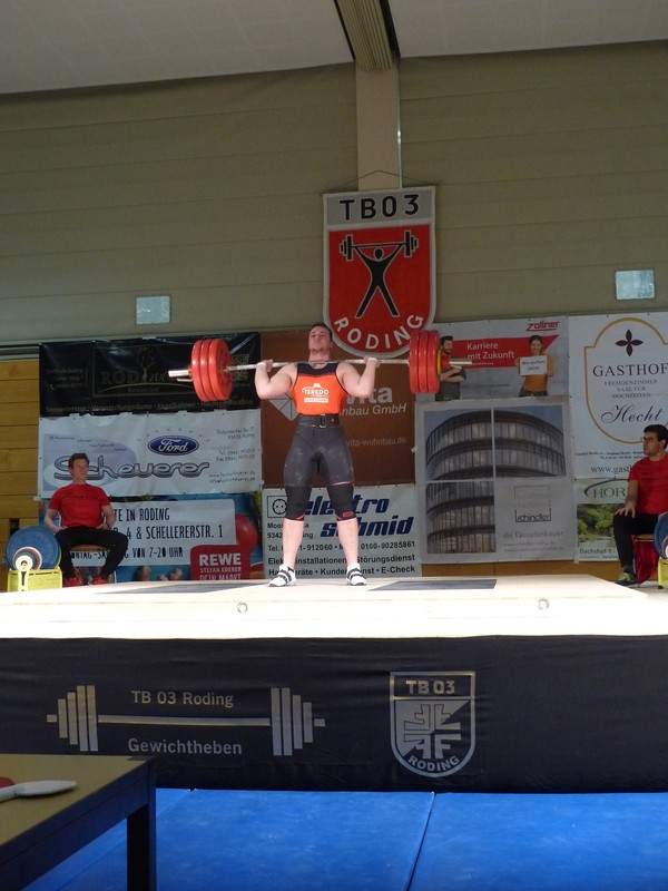 &copy; Arnost Vogel war bester Mann des Abends (Quelle: TB 03 Roding)