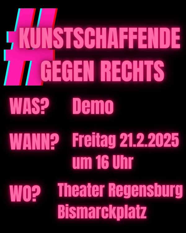 &copy; Bild: Kunstschaffende gegen rechts in Regensburg / Samuel Kastell