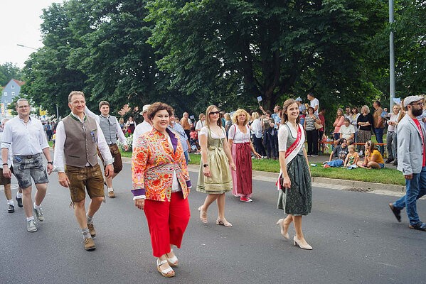&copy; Bgm A. Riedl beim Nordgautag 2024 in Grafenw&ouml;hr; Stadt Roding
