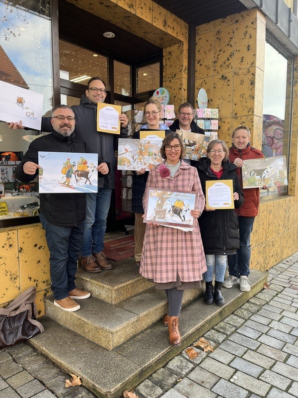 &copy; Das Bibliotheksteam und die teilnehmenden WIFO-Betriebe freuen sich auf viele Spazierg&auml;nger; Daniela Fleischmann