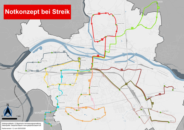 Bus Notfallplan, &copy; Bild: dasStadtwerk Regensburg