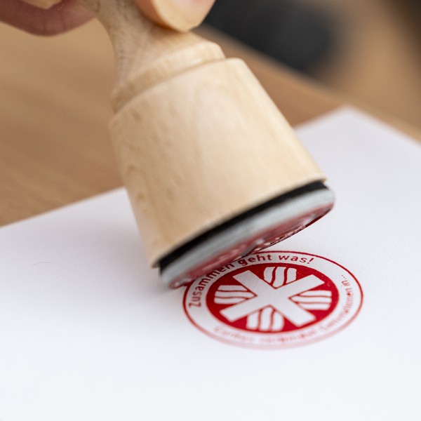 Pilgerstempel, Caritas, &copy; Foto: Sonja Och