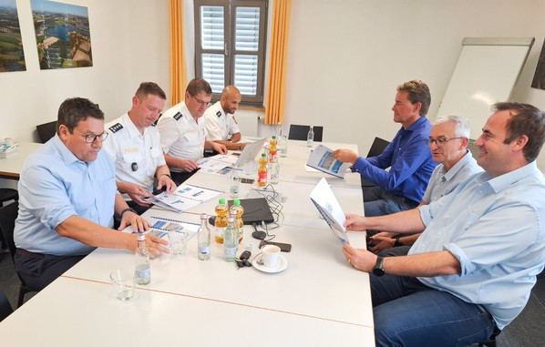&copy; Sicherheitsgespr&auml;ch im Rathaus; Gemeinde Wackersdorf